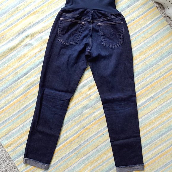 AG Adriano Goldschmied cropped skinny maternity jeans 29 - Picture 3 of 12